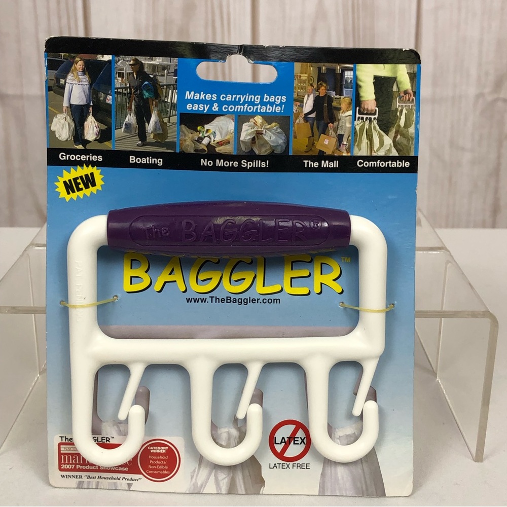 3/$18 NWT The Baggler Bag Carrier Handle